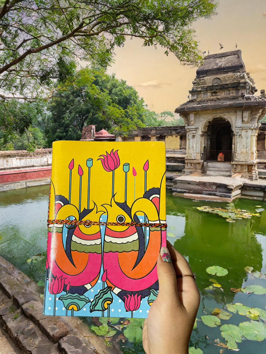 Aquatic Harmony  | Handmade Travel Diary | A5 100 Pages