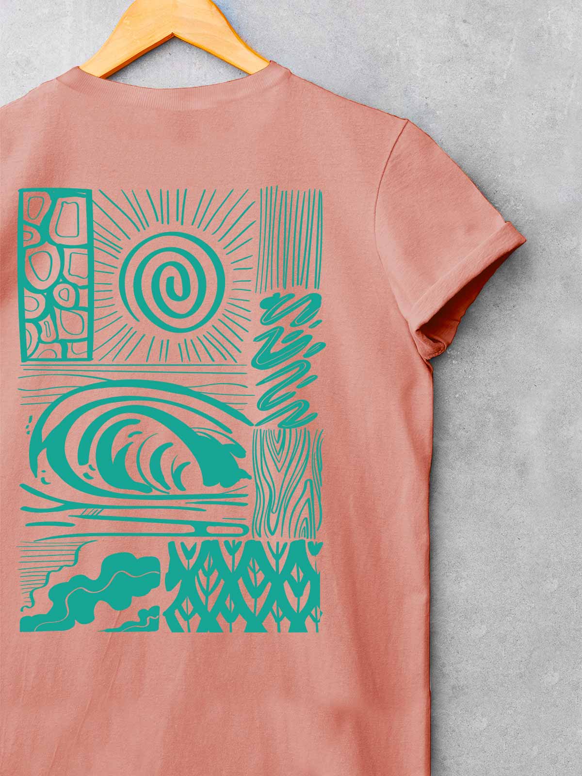 Wander-backprint-t-shirt-for-men by Ghumakkad