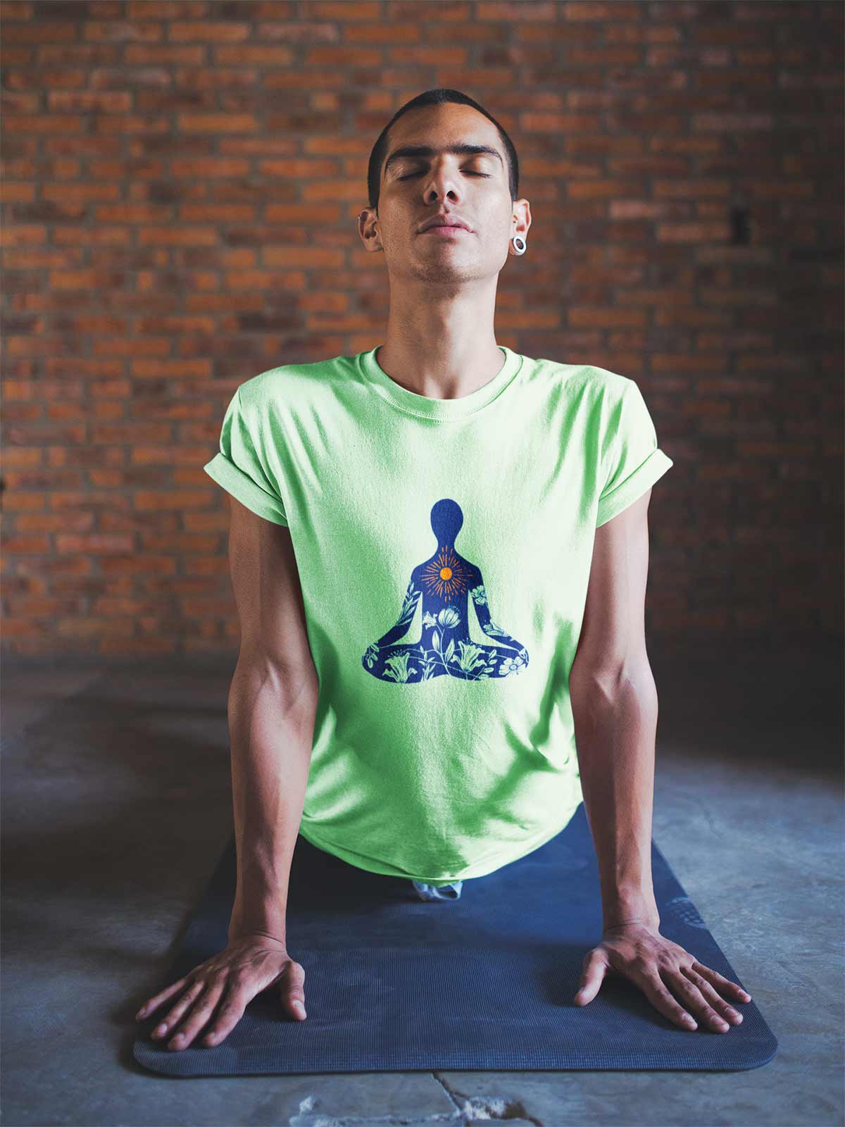 Yoga-printed-t-shirt-for-women by Ghumakkad