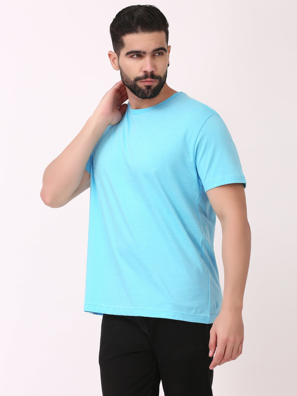 Celeste Blue | Plain T shirt