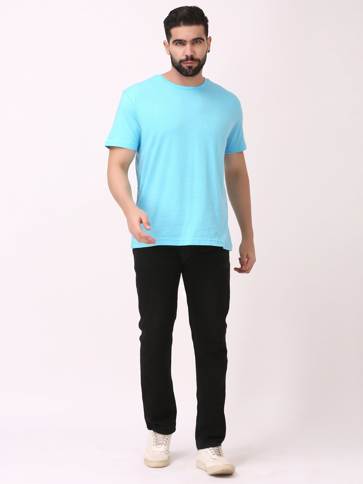 Celeste Blue | Plain T shirt