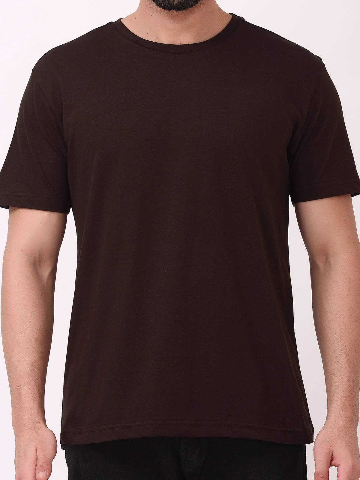 Coffee Brown | Plain T shirt
