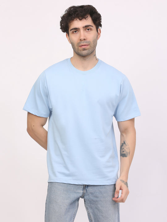 Heavy-weight-sky-blue-plain-t-shirt-by-ghumakkad