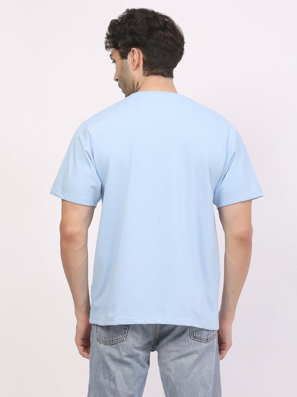 Heavy-weight-sky-blue-plain-t-shirt-by-ghumakkad