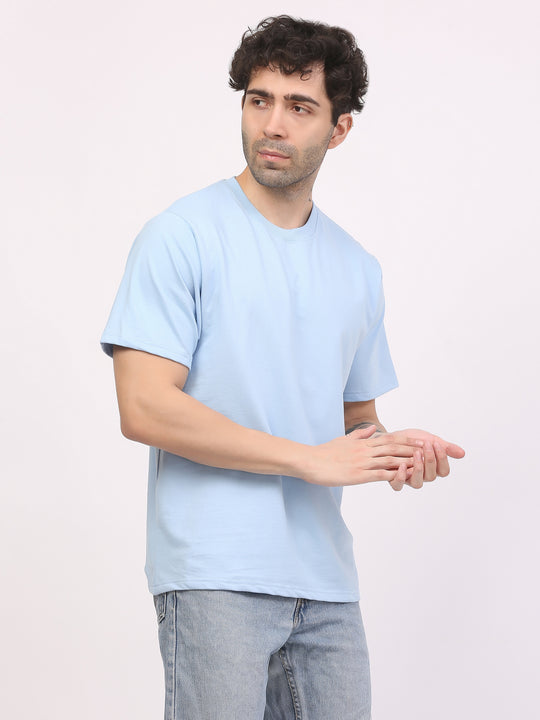 Heavy-weight-sky-blue-plain-t-shirt-by-ghumakkad