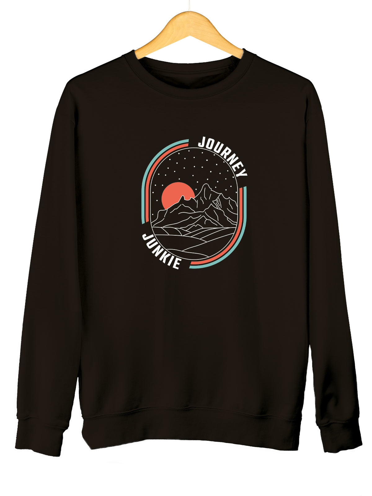 Journey Junkie | Printed Unisex Sweatshirt