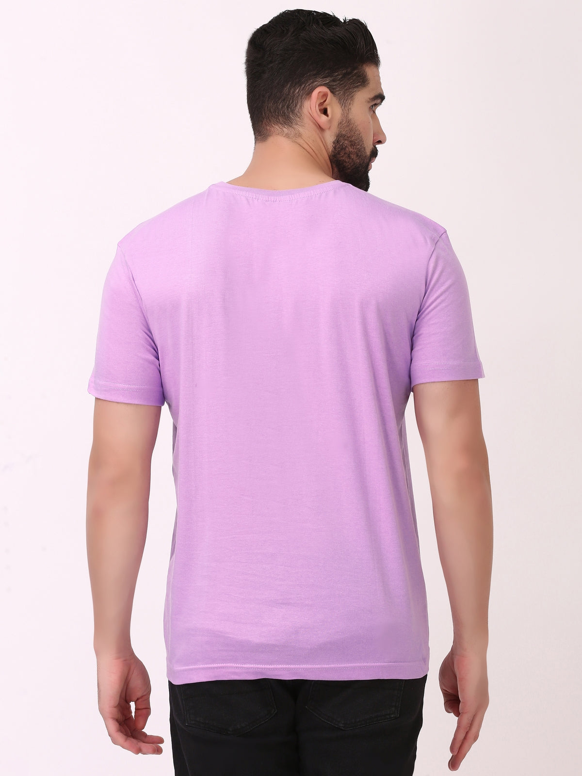 Lavender | Plain t shirt