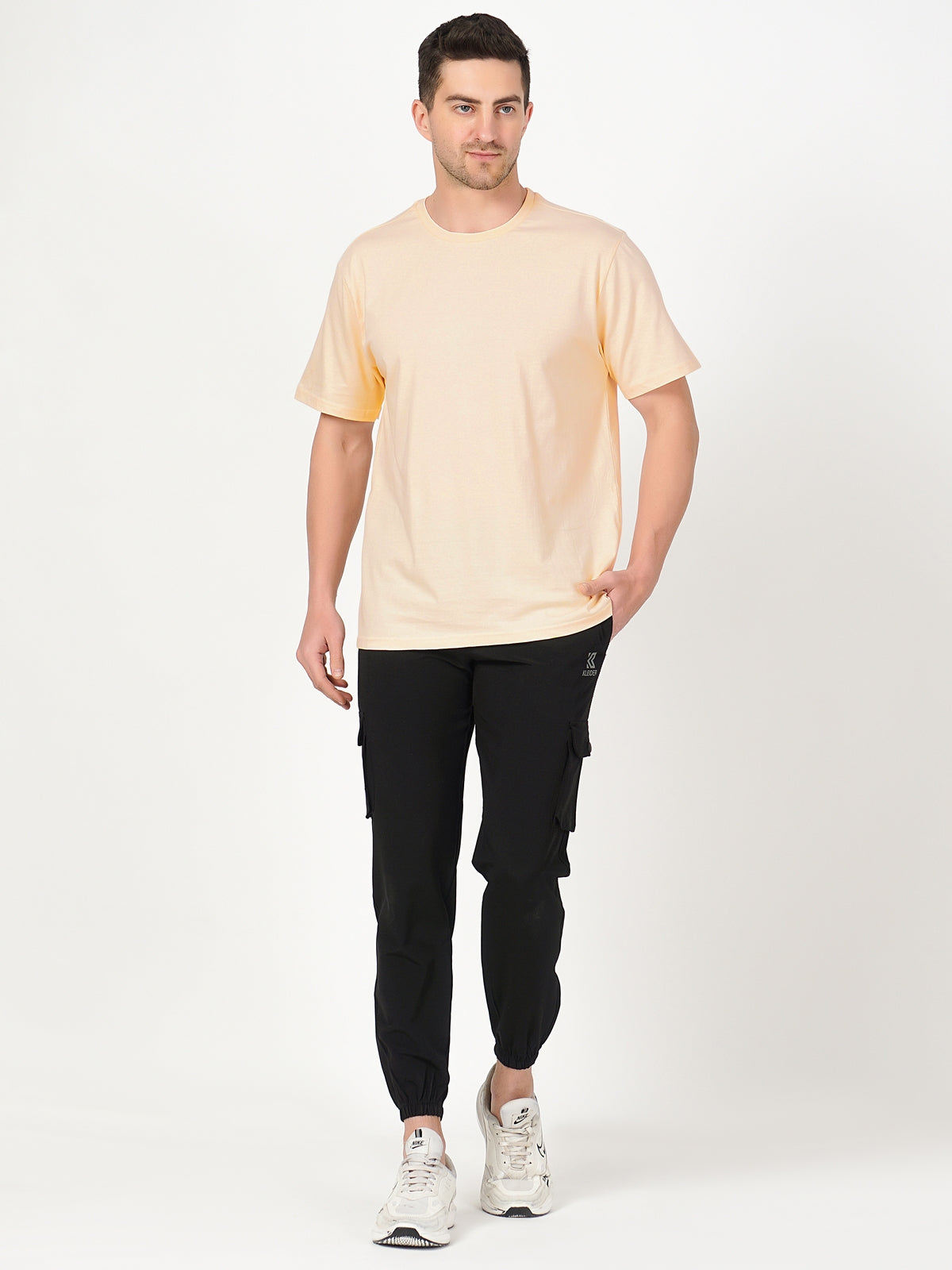Muted Peach | Plain T shirt