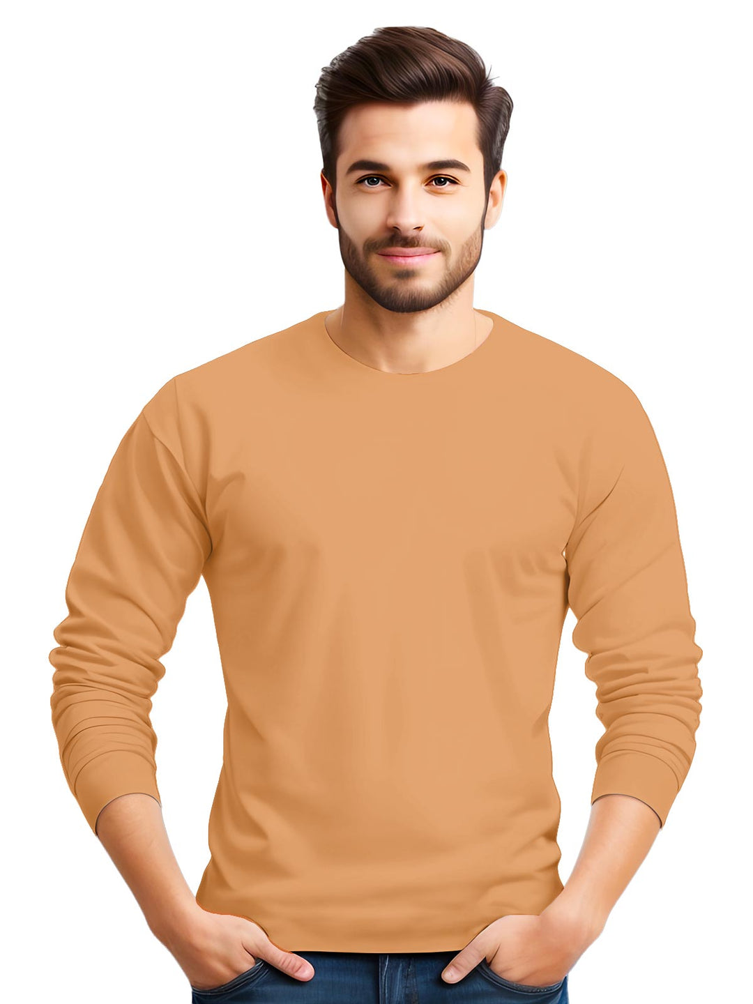 peach-full-sleeve- t-shirt-ghumakkad