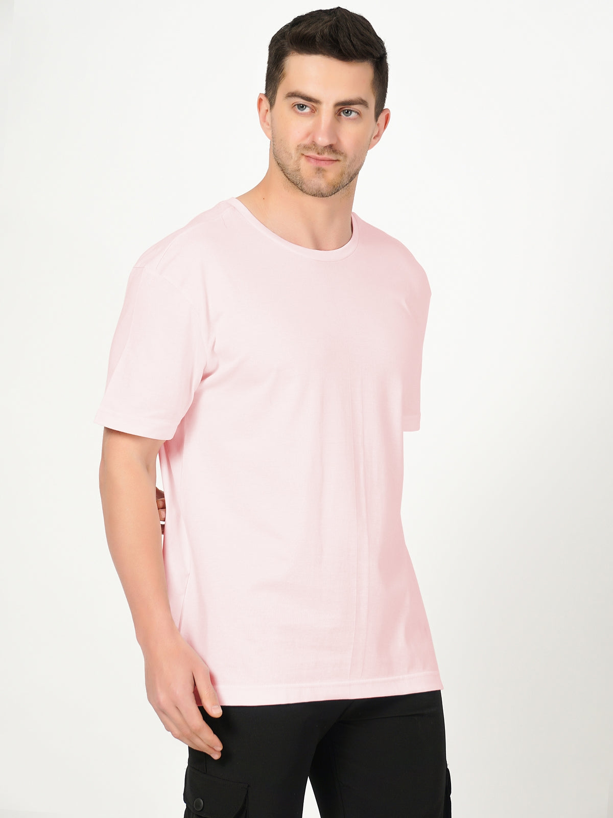 Soft Pink | Plain t shirt