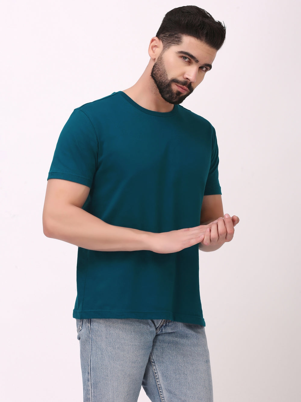 Teal Blue Tshirt for Men