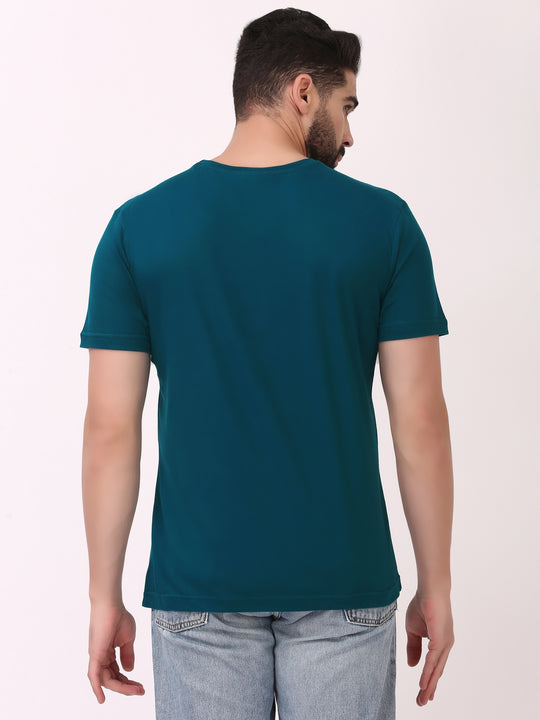 Teal Blue Tshirt for Men