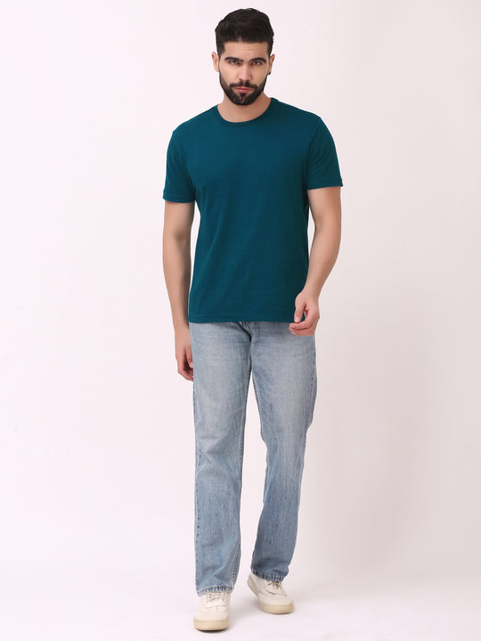 Teal Blue Tshirt for Men
