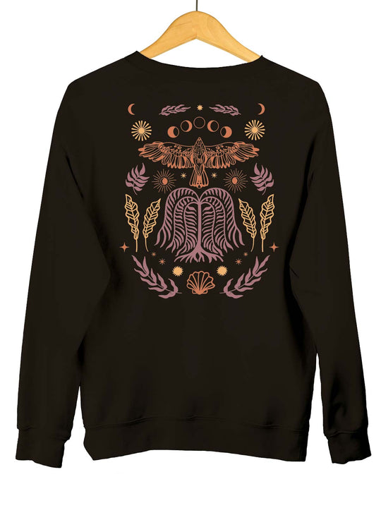 Explorer’s Paradise | Back Printed Unisex Sweatshirt
