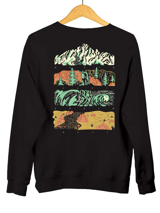 Indian at heart | Back Printed Unisex Sweatshirt
