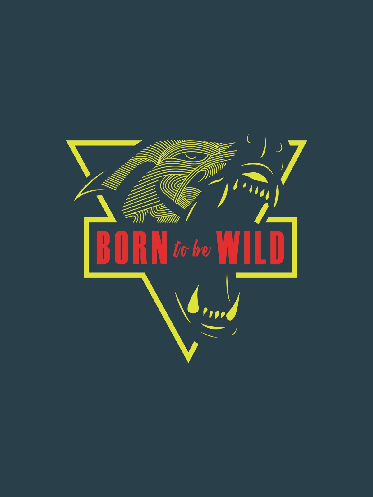 Born to be wild Printed Cotton Hoodie for men & women by shopghumakkad