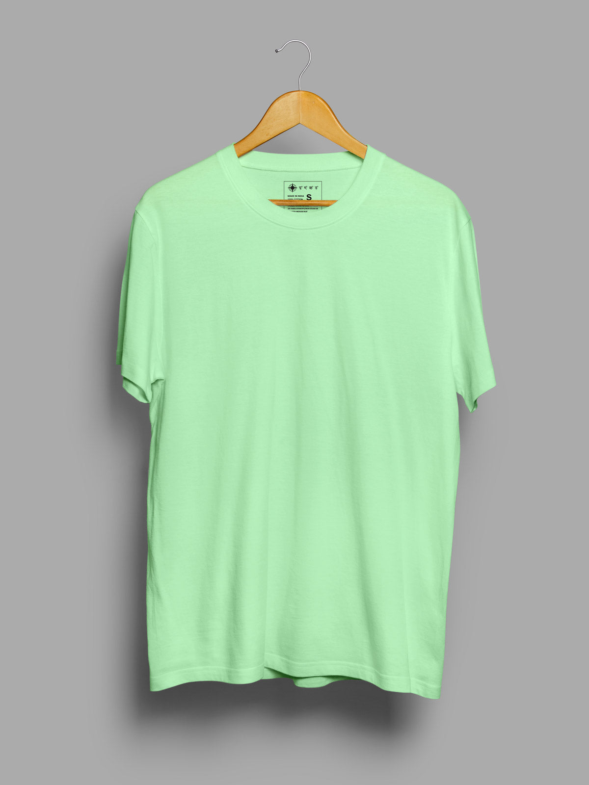 Pack of 3 | Electric Mint, Wine & Light Grey Unisex Plain T shirt