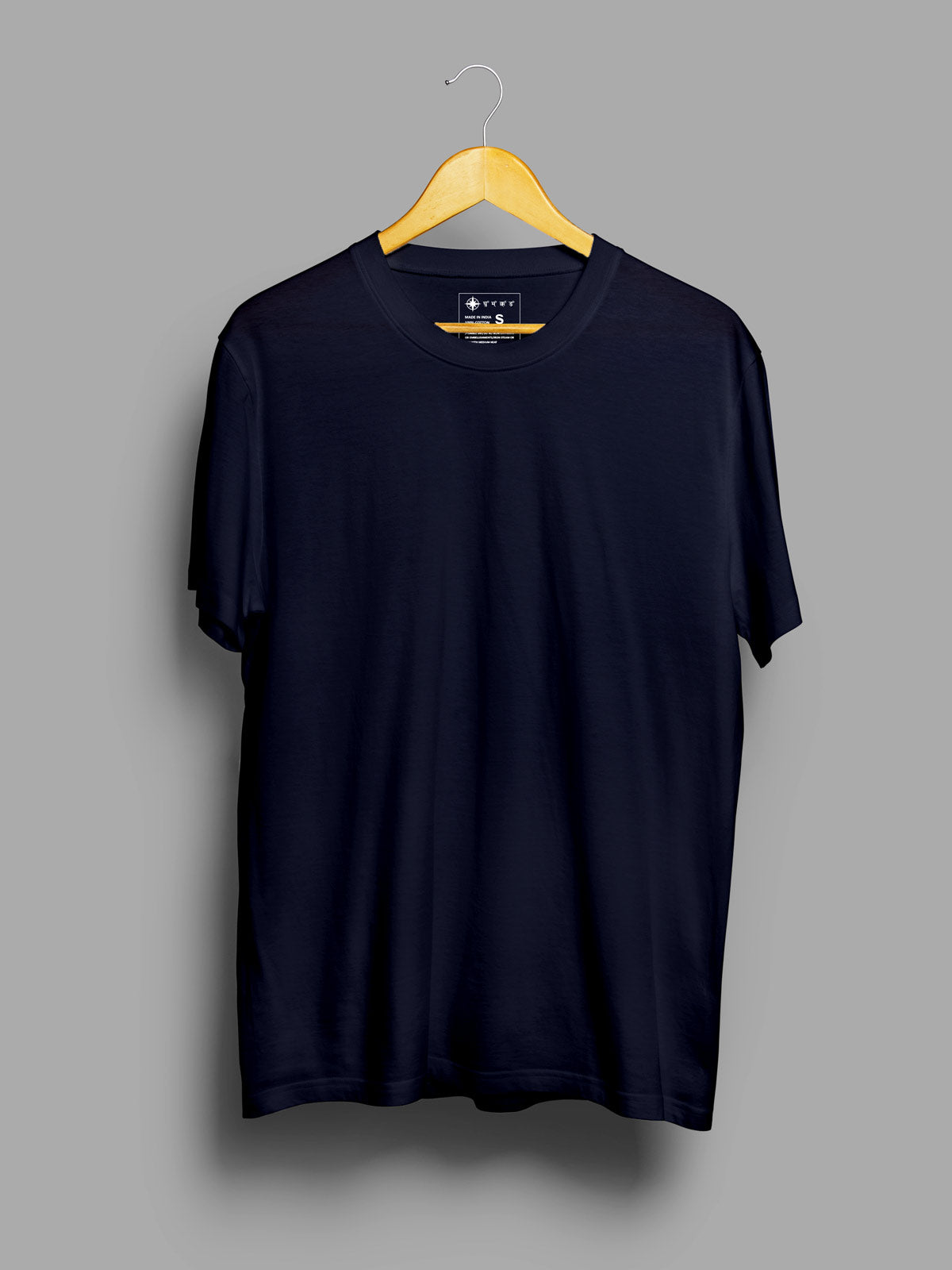 Pack of 3 | Peach, Teal Blue & Midnight Blue Unisex Plain T Shirt