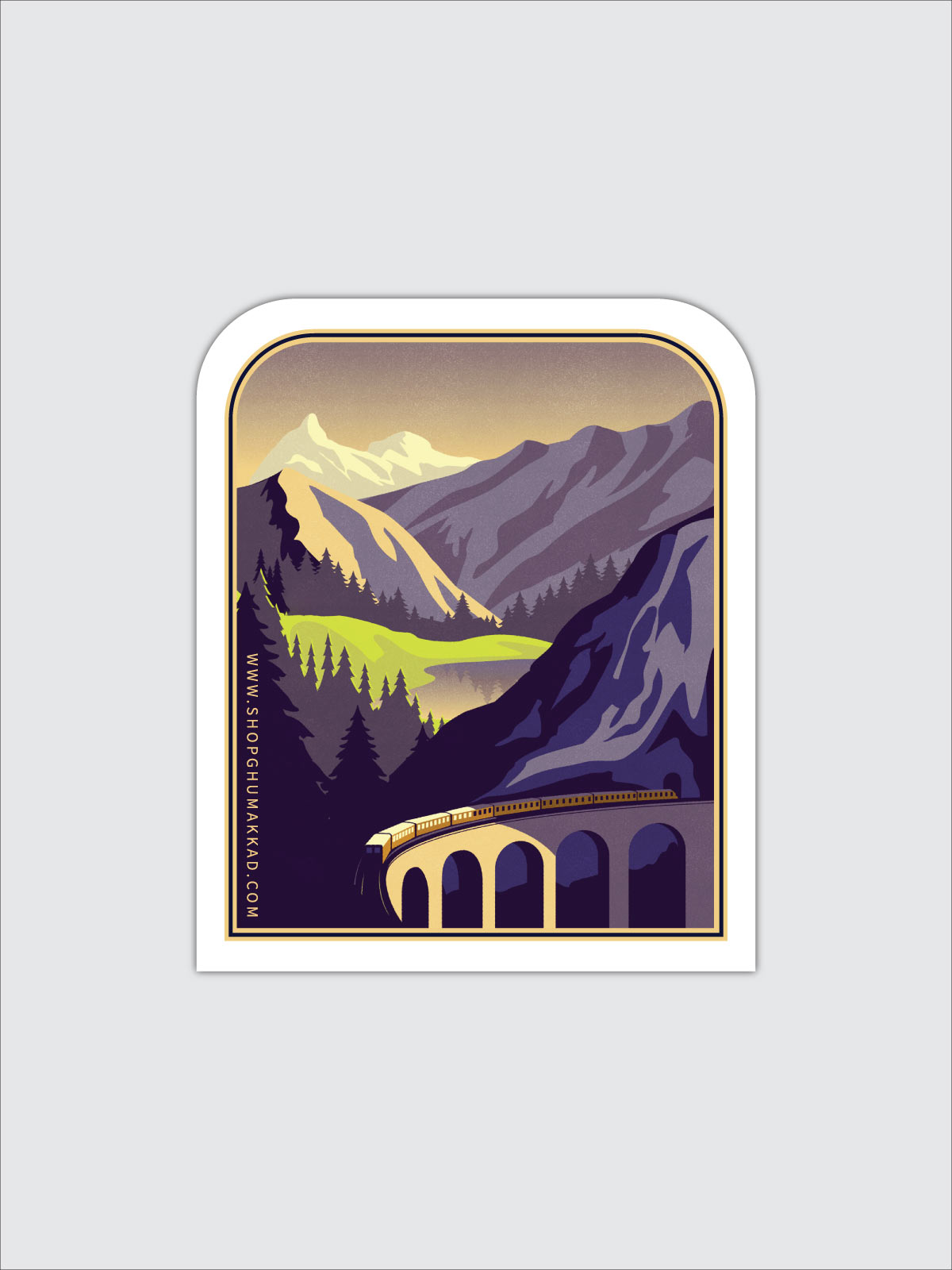 Mountains | Vinyl Sticker