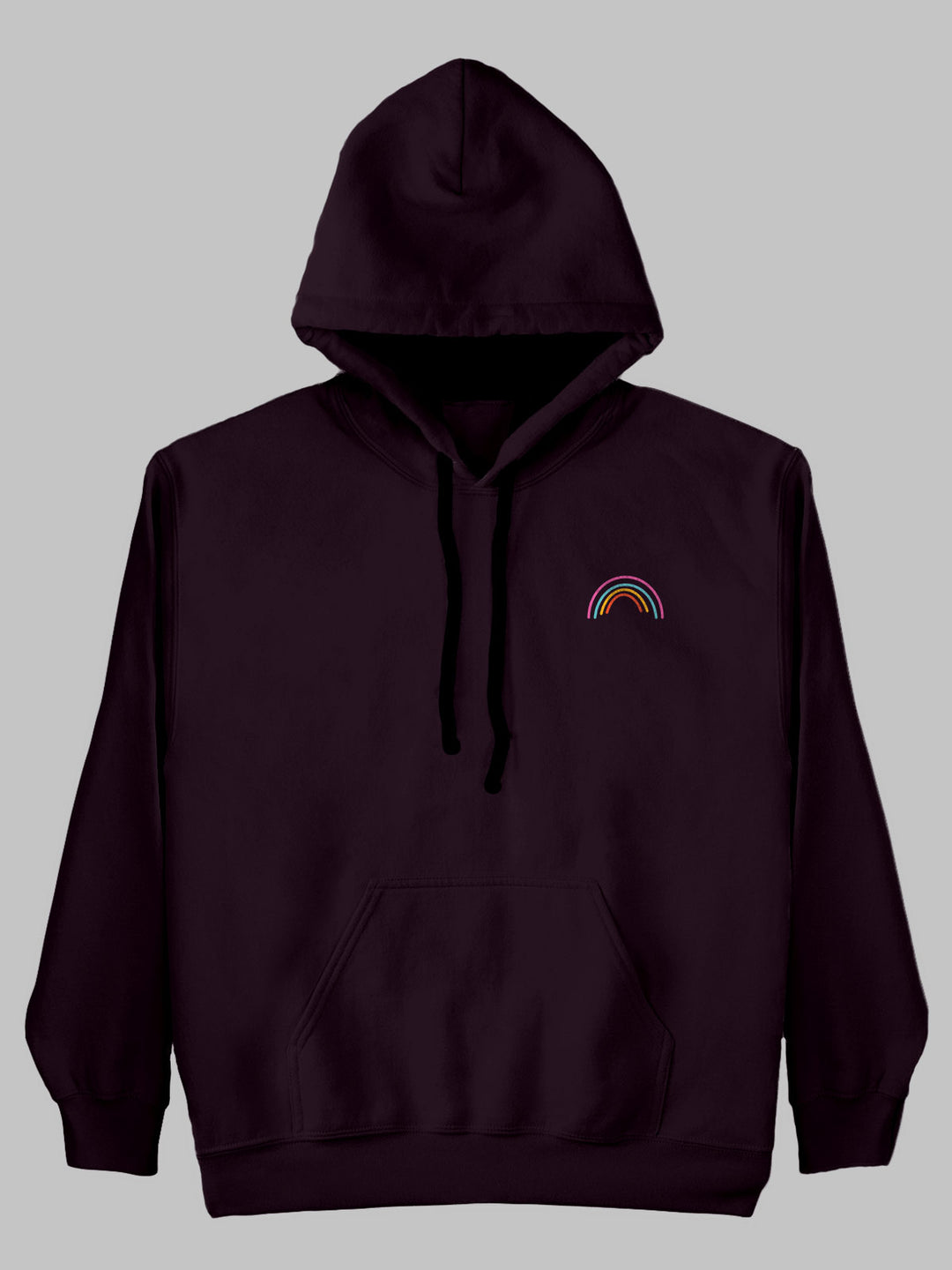 Rainbow Printed Cotton Hoodie for men & women by shopghumakkad