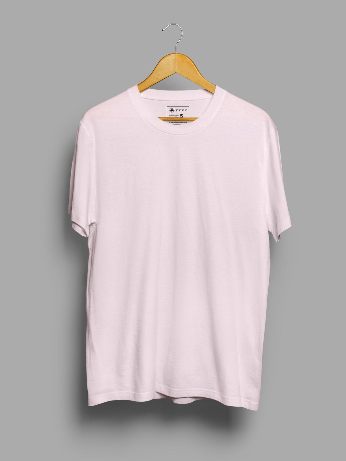 Soft Pink & Dark Grey | Unisex Plain T shirt Combo by shopghumakkad