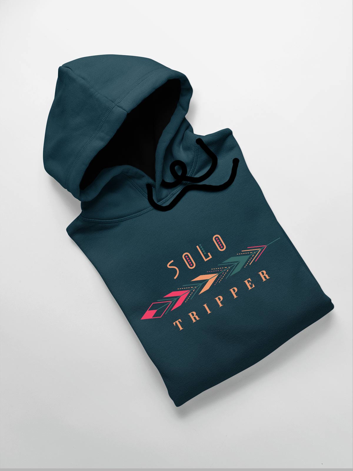  Solo Tripper Printed Cotton Hoodie for men & women by shopghumakkad