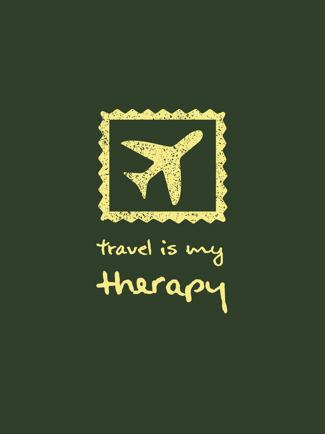 Travel Therapy Printed Cotton Hoodie for men & women by shopghumakkad