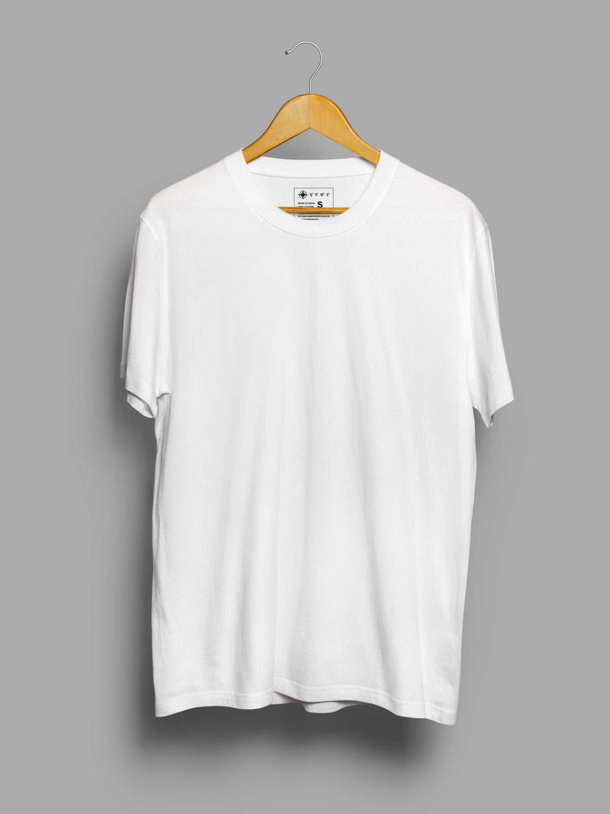 Pack of 2 | Coffee Brown & White Unisex Plain T shirt