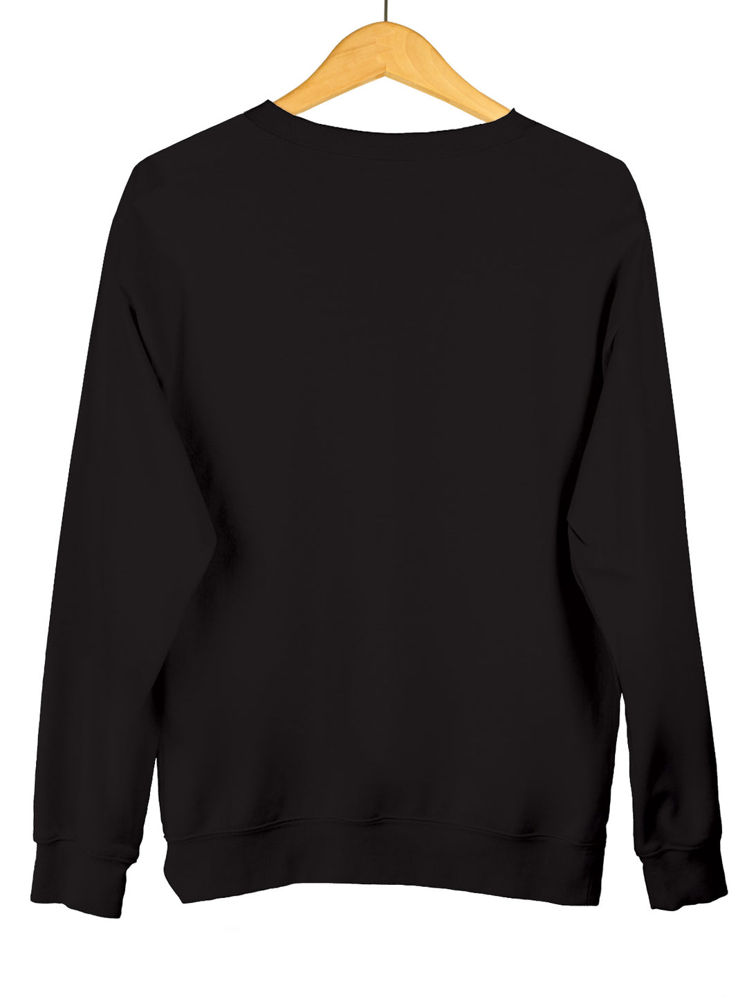Black Plain Sweatshirt