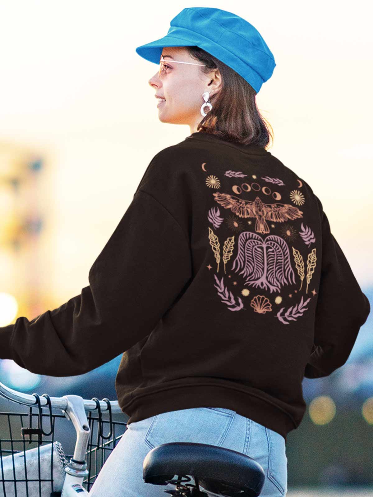Explorer’s Paradise | Back Printed Unisex Sweatshirt