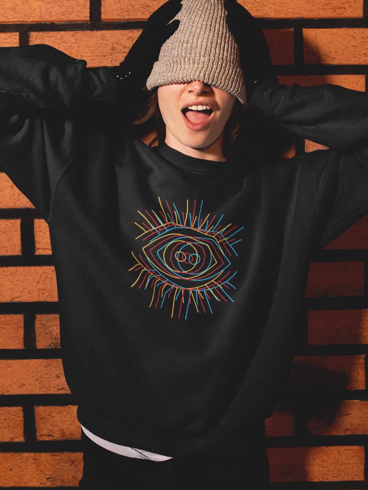 Geometrically Yours | Printed Unisex Sweatshirt