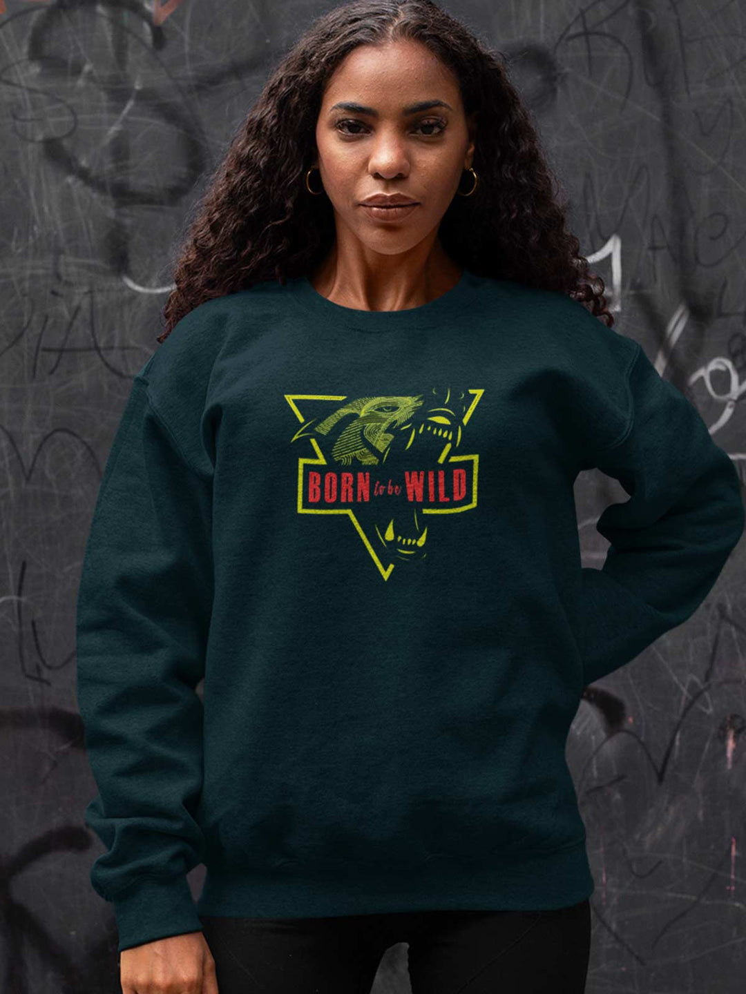 Born to be wild | Printed Unisex Sweatshirt