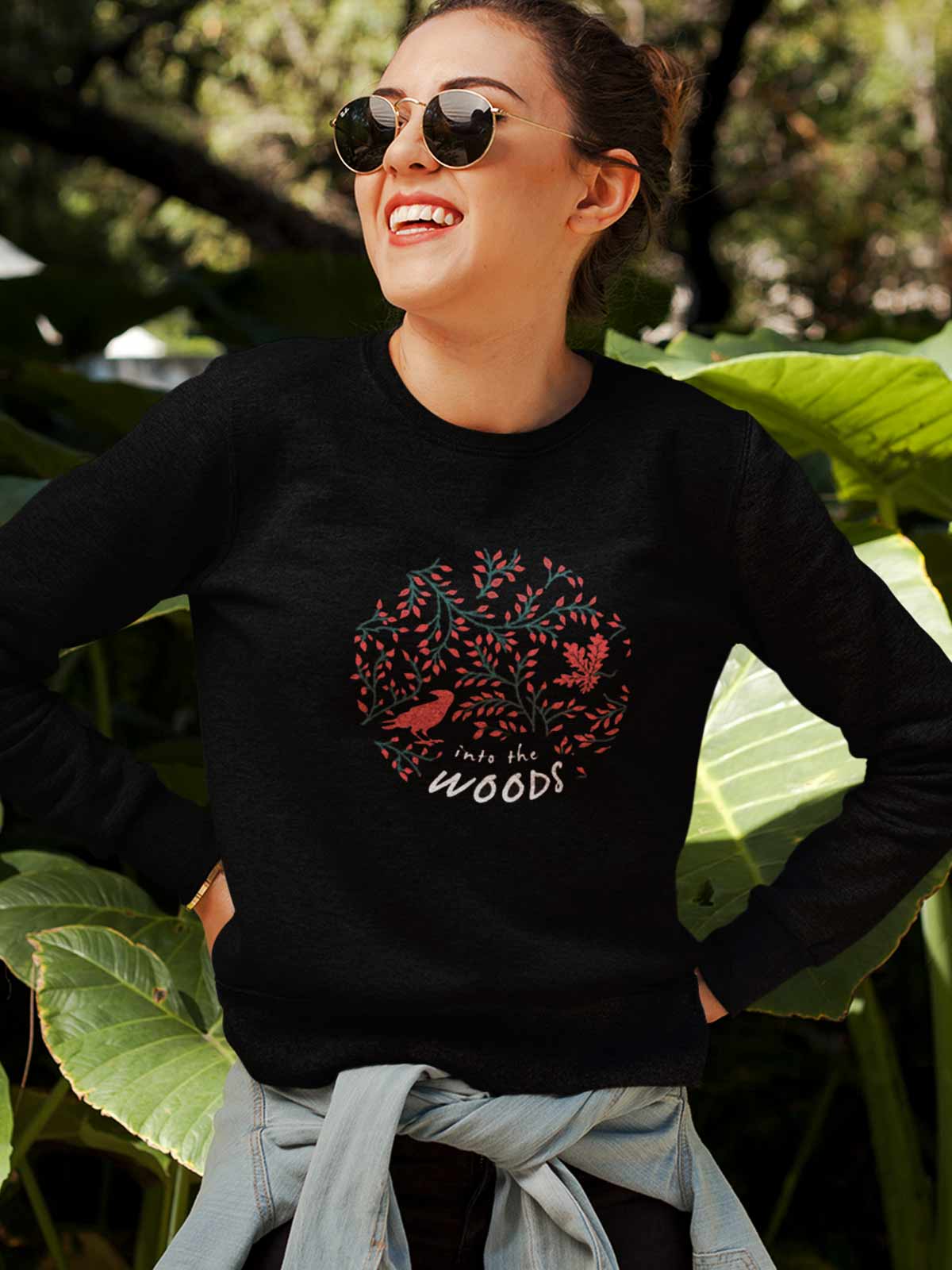 Into the woods | Printed Unisex Sweatshirt