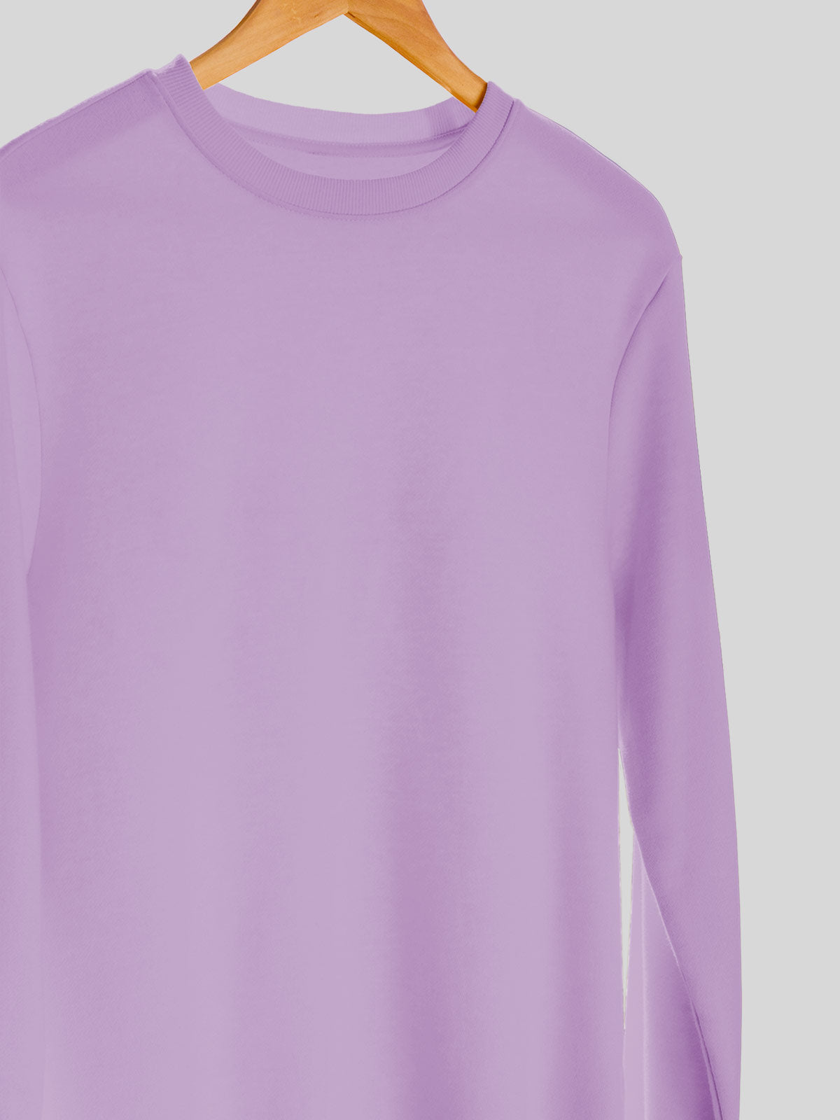Lavender Plain Sweatshirt