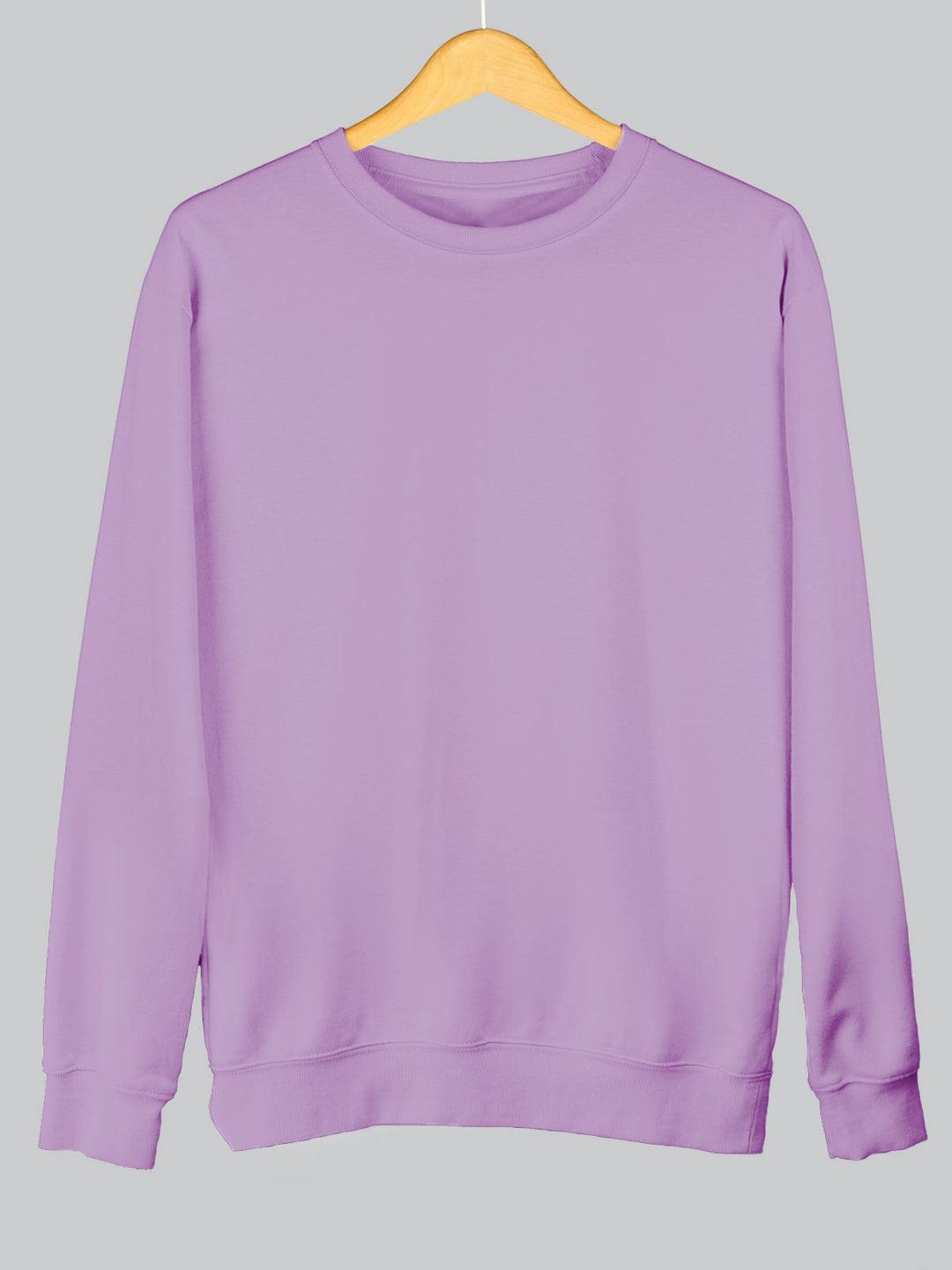 Lavender Plain Sweatshirt