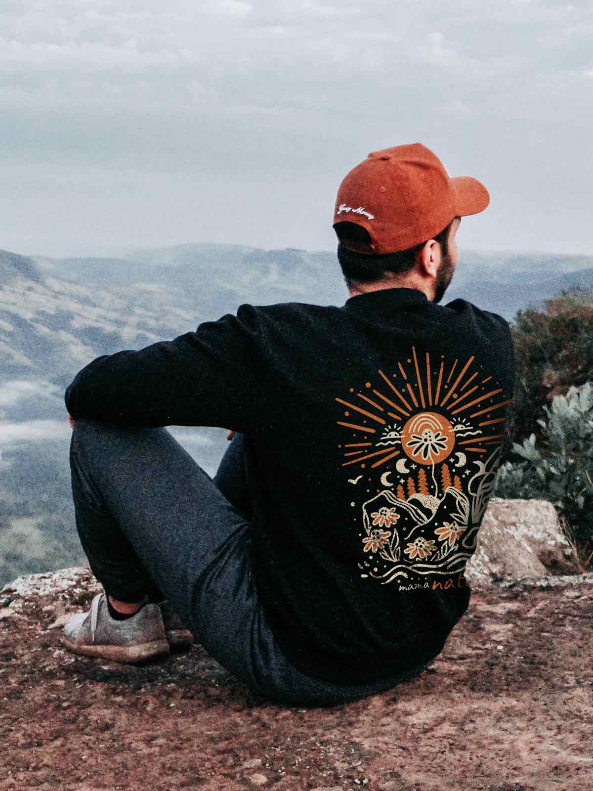 Your Happy Place | Back Printed Unisex Sweatshirt