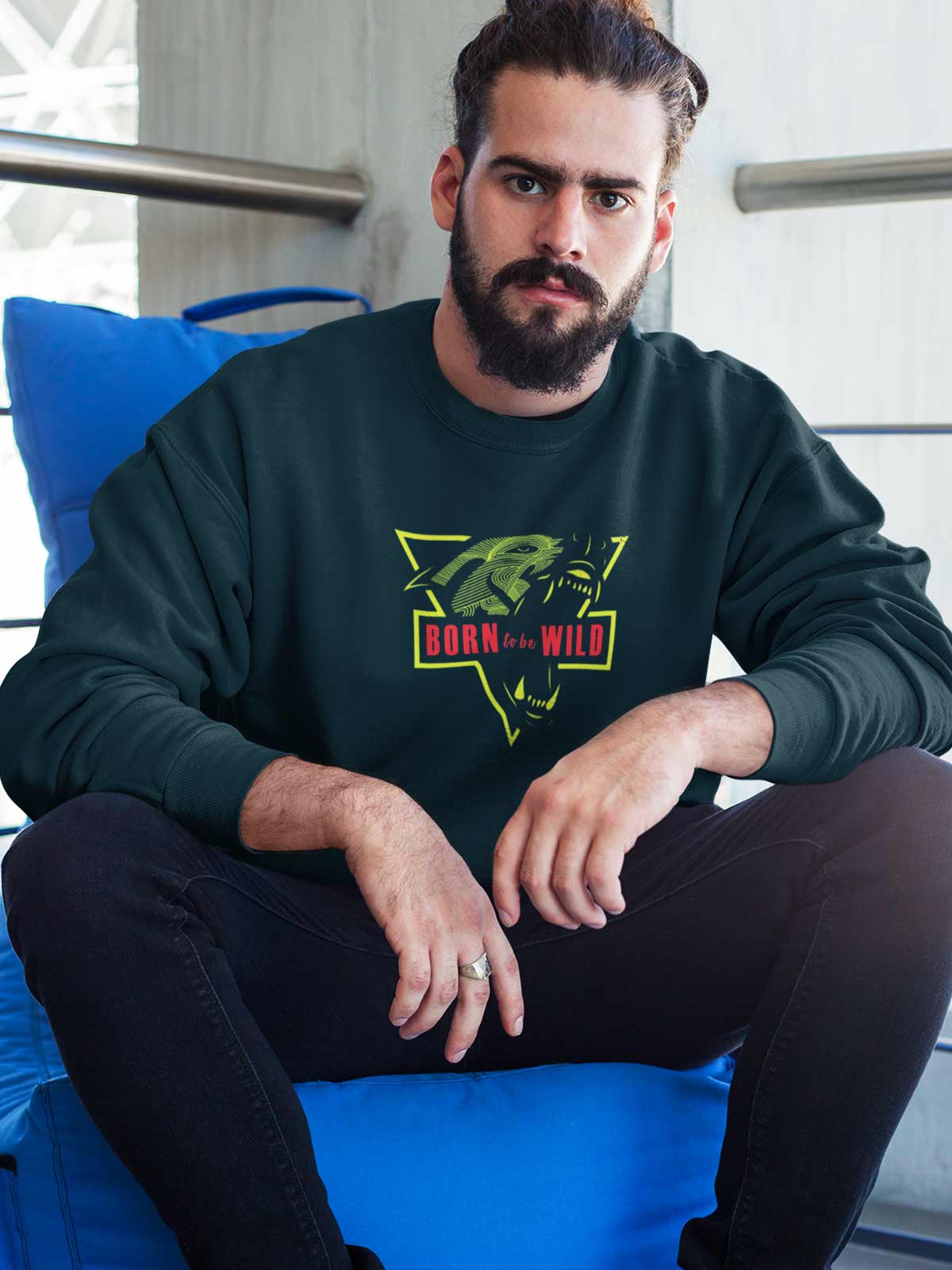 Born to be wild | Printed Unisex Sweatshirt