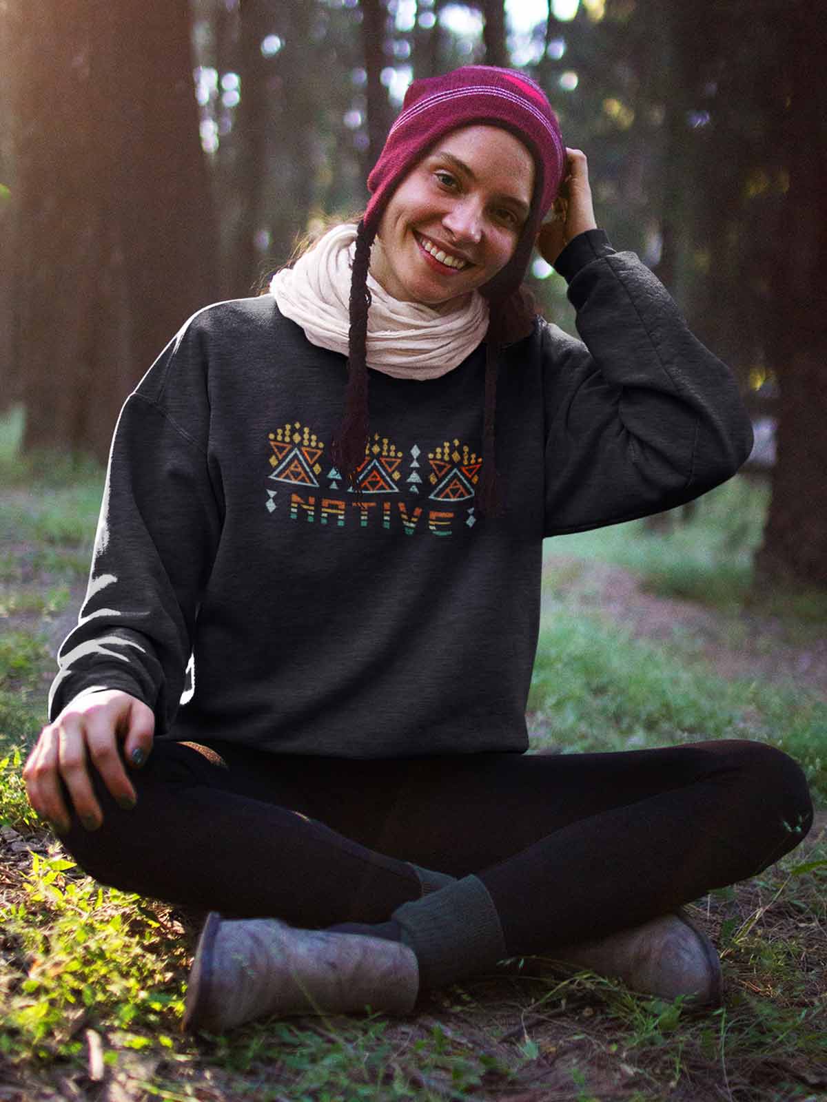 Proudly Native  | Printed Unisex Sweatshirt